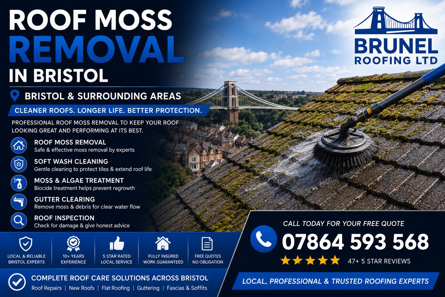 Professional Roof Cleaning in Bristol — Brunel Roofing Bristol