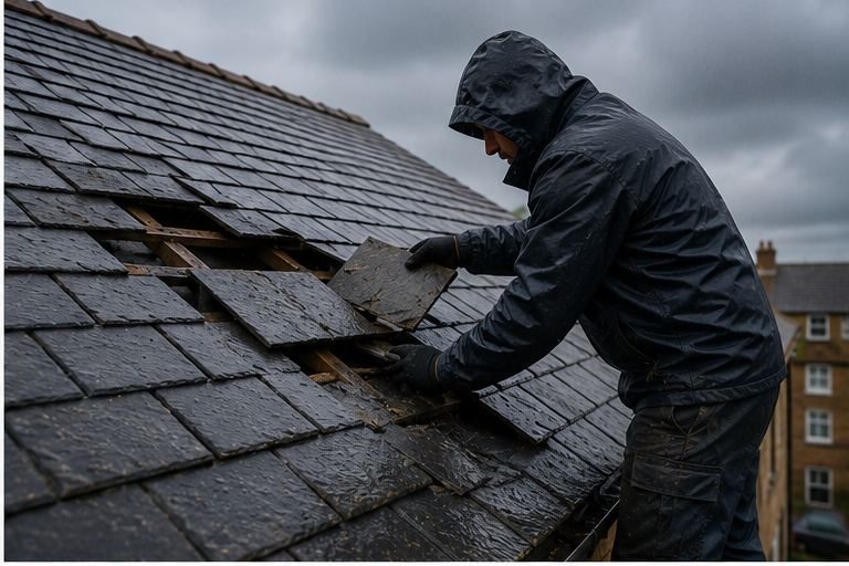 Storm Damage Roof Repairs in Bristol by Brunel Roofing Bristol