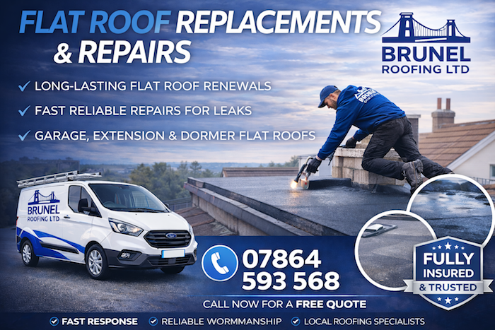 Flat roof repairs bristol